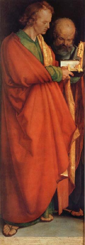Albrecht Durer The Apostles john and Peter Germany oil painting art